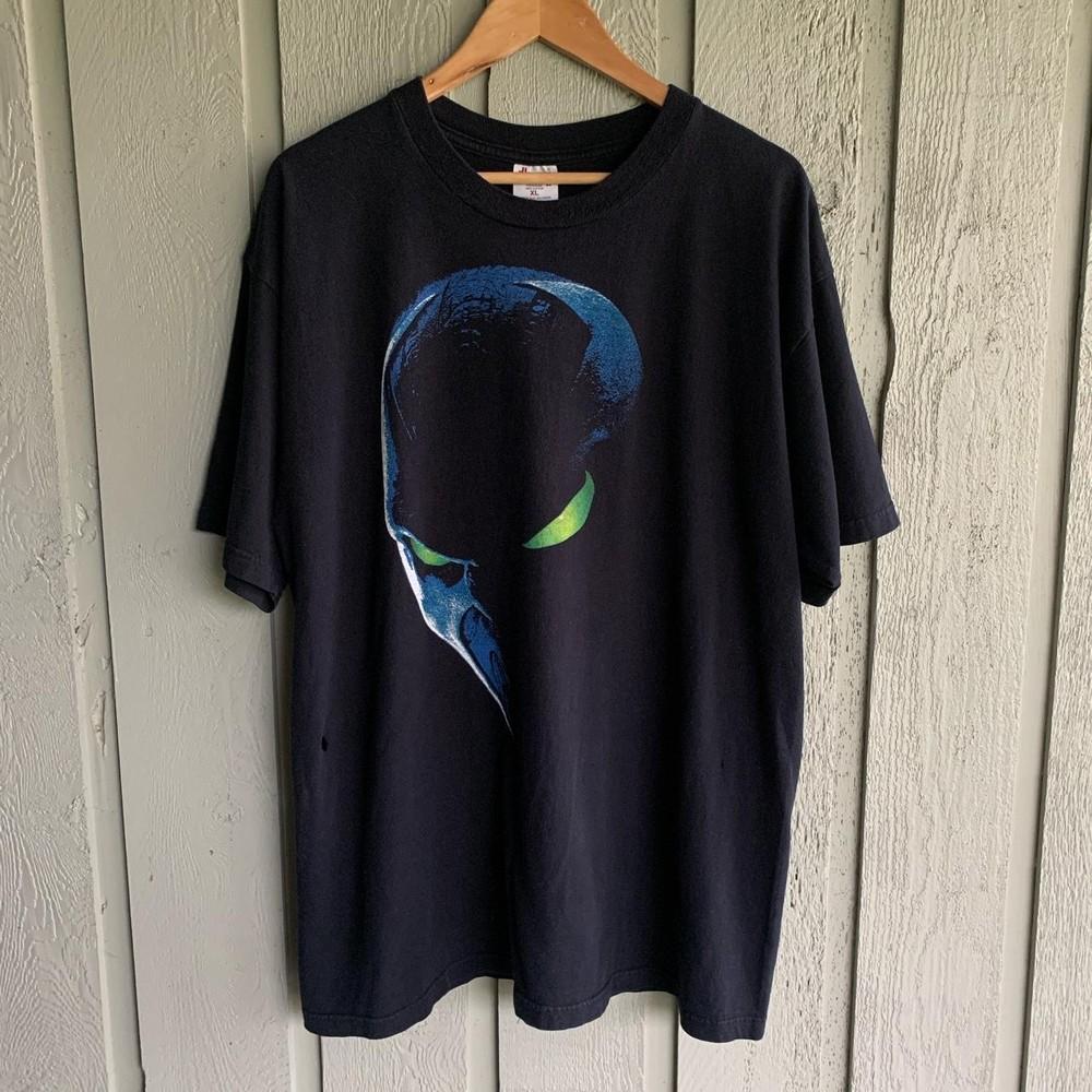 

Vintage 90s Spawn Movie Tshirt, Black Short Sleeve Unisex Tshirt Reprint Unisex T-Shirt M