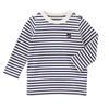 Mk Boys and Girls Long Sleeve T-shirt Summer and Autumn Clothes 2023 New Arrival Kids Cotton Base Shirt Stripes Casual Tops Children's Clothing