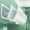 1pc Central Air Conditioning Windshield Air Deflector PP Anti-Direct Blowing Adjustable AC Air Deflector For Home Ceiling