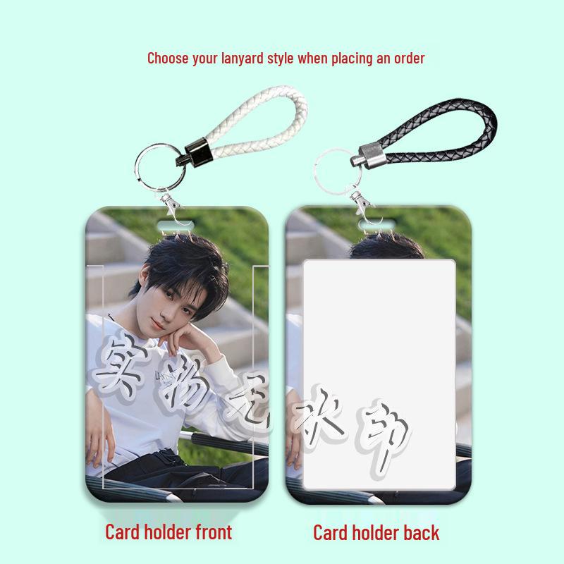 Zhang Zhenyuan TINTS Student Card Holder - Sliding ID/Bus/Water Card Protective Case