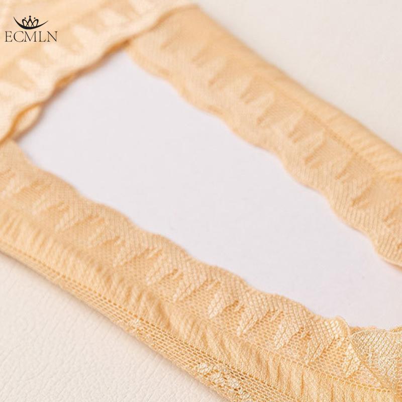 Women Summer Thin Non-slip Sock Invisible Short Lace Boat Socks