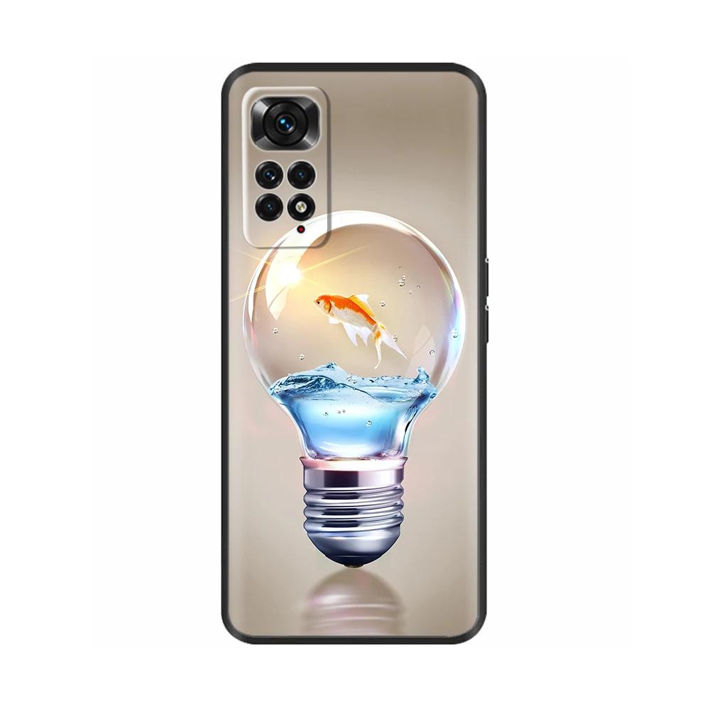 Hülle Für Xiaomi Redmi Note 11 11S Weiches Flüssigsilikon Cartoon Hülle Für Redmi Note11 Pro Plus Fundas Gemustert Vollschutz