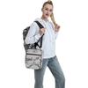Lunch Box Insulated Lunch Bag for Women Men White Marble Black Texture Reusable Cooler Tote Bags for Work Picnic Outdoor