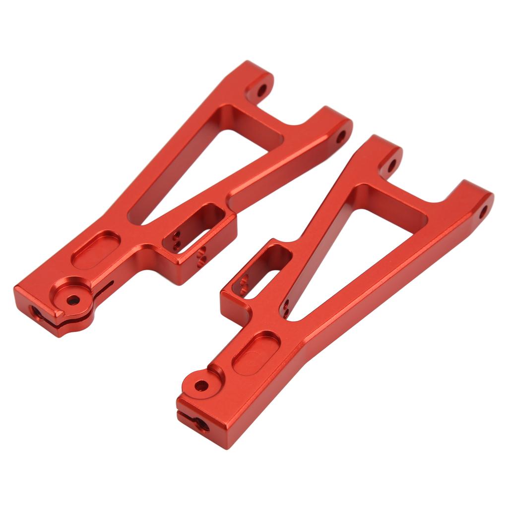2pcs RC Suspension Arm Aluminum Alloy DIY Upgrade Front and Rear Lower Swing Arm for JLB 1 10 TruckRed