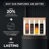 Bella Vita Luxury Long Lasting Men Perfume Gift Set 4x20ml Woody Citrusy Oud Premium Fragrance