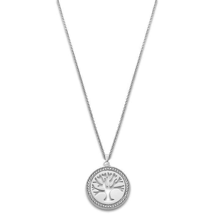 Collier - Lotus - LS1869-1-1 - Acier inoxydable - Argenté - 28.7 mm