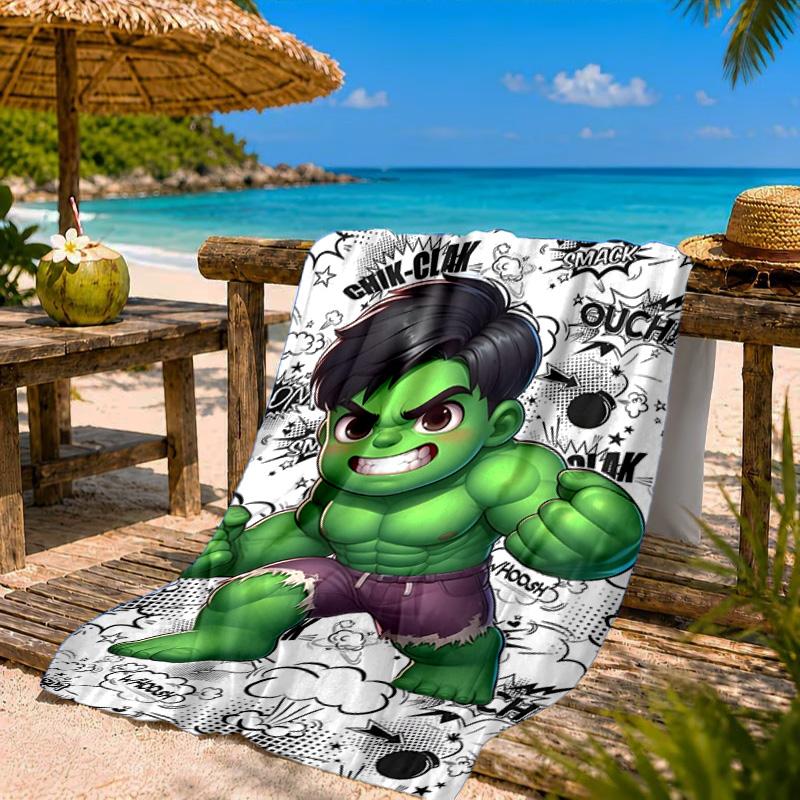 The hero Mighty Transformation Beach Towel Microfiber Beach Towel, Lightweight and Quick-Dry, for Summer Travel, Swimming Pool Fan Birthday Gift
