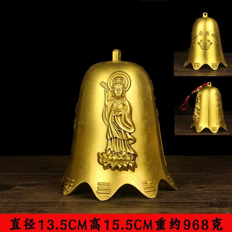 1 9cEight Trigrams Copper Bell Home Accessories Door and Window Decor Feng Shui Wall Hanging In Front of the Door Courtyard