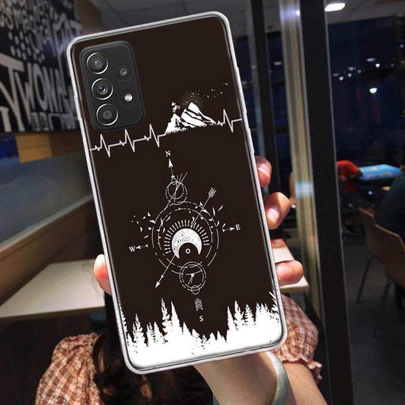 Motorcycle Heartbeat Phone Case for Samsung A54 A57 A37 A17 A14 A15 A12 A24 A34 A55 A35 A25 A52S A07 A05S A04S A22 A32 A72 Galax