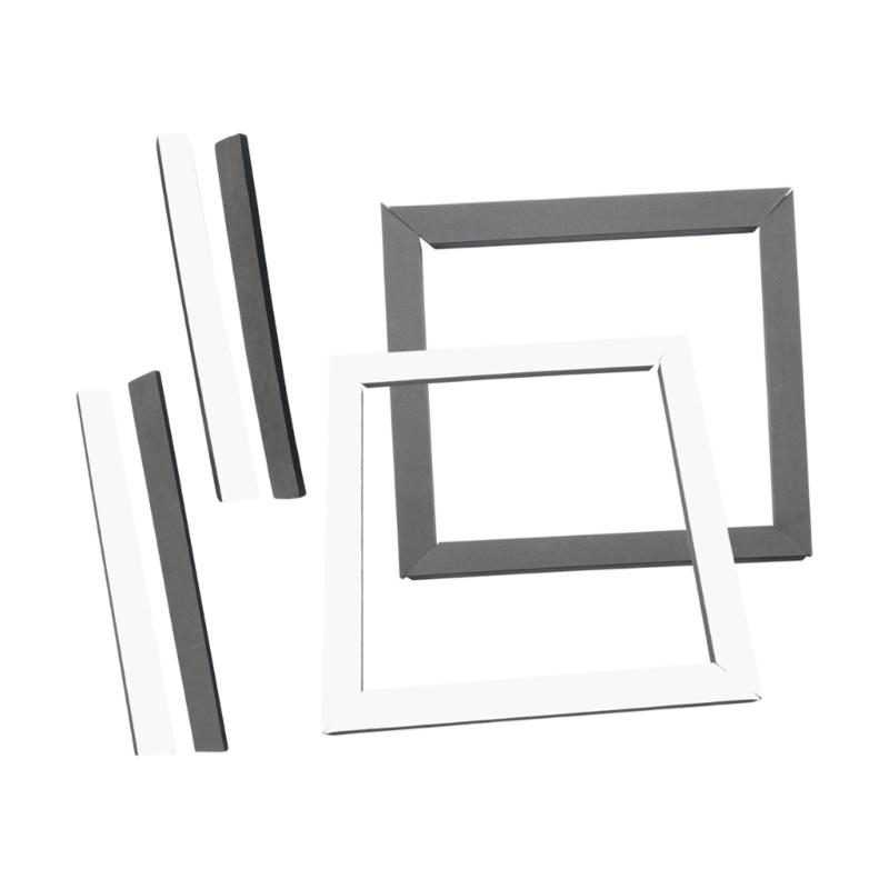 14 x 14 Opening Service Kit for Air Conditioner Base Reinstall, Square Gasket Frame with Self Adhesive Support Pads