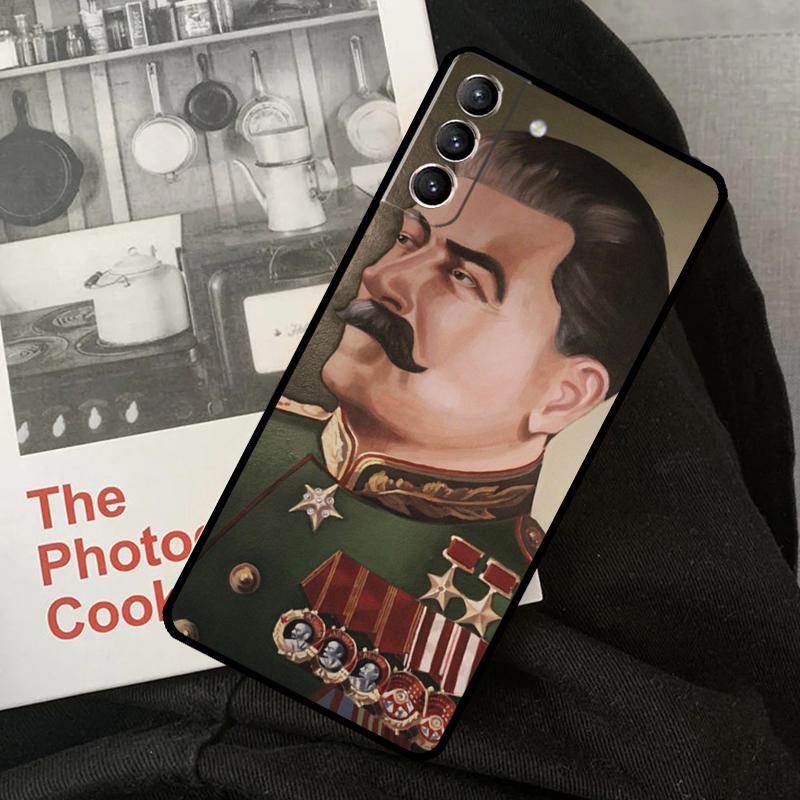 Stalin Phone Case For Samsung Galaxy S24 Ultra S22 S23 S20 S21 S24 FE S9 S10 Plus Note 10 20 Ultra