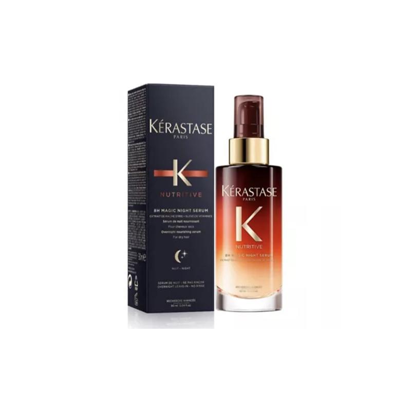 Kerastase Nourishing, moisturizing and good night hair care oil, smoothing, improving frizz and hydrating 90ml коричневый