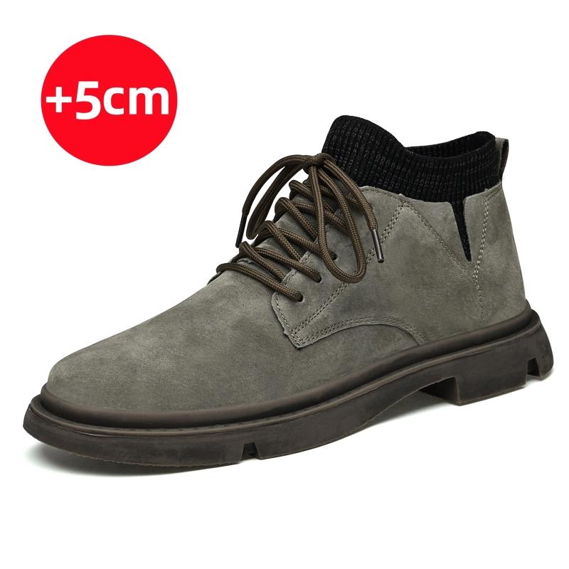 

Горячие продажи мужские ботильоны Европа Америка высококачественные увеличивающие рост туфли классические мужские деловые туфли толстая подошва 44