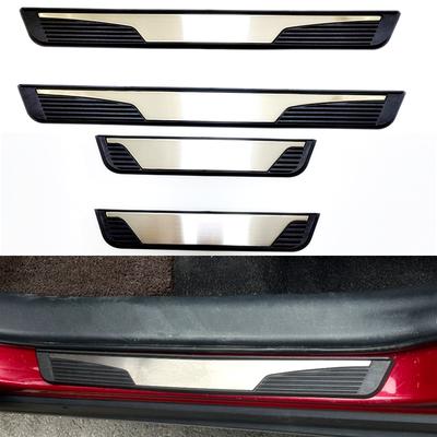 For Peugeot 108 308 508 2017- 2024 2025 Door Sill Protector Scuff Plate Trim Styling Welcome Kick Pedal Car Accessories