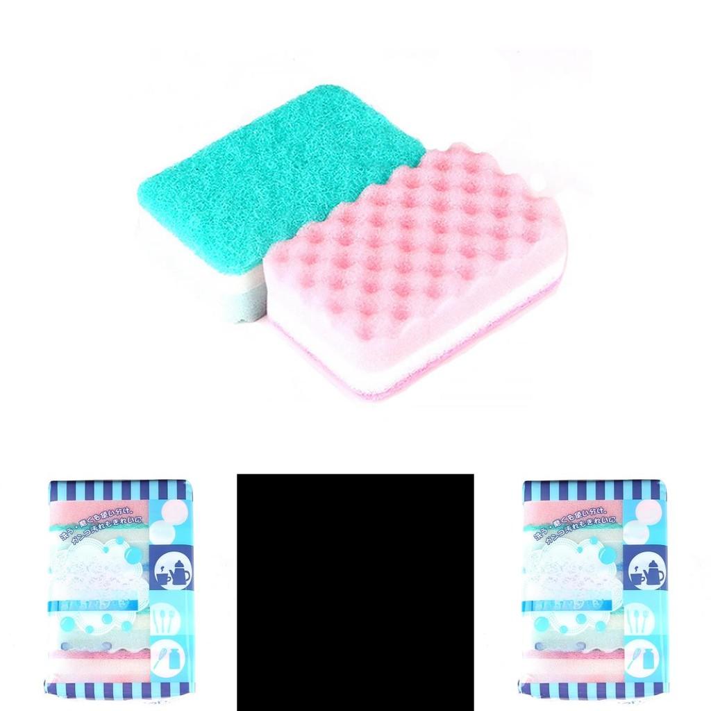 Multi Purpose Sponge Cleaning Pads For Home Kitchen And Care Dishware
