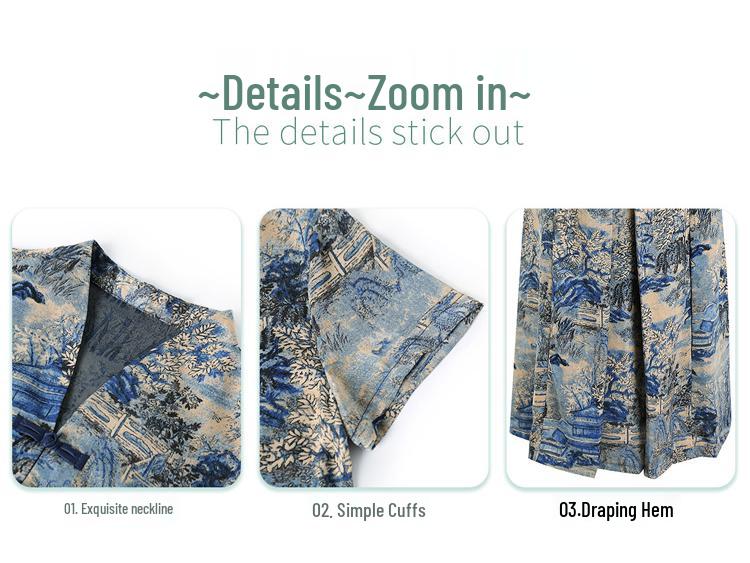 Elegant Vintage Chinese Style Silk Dress for Mature Women