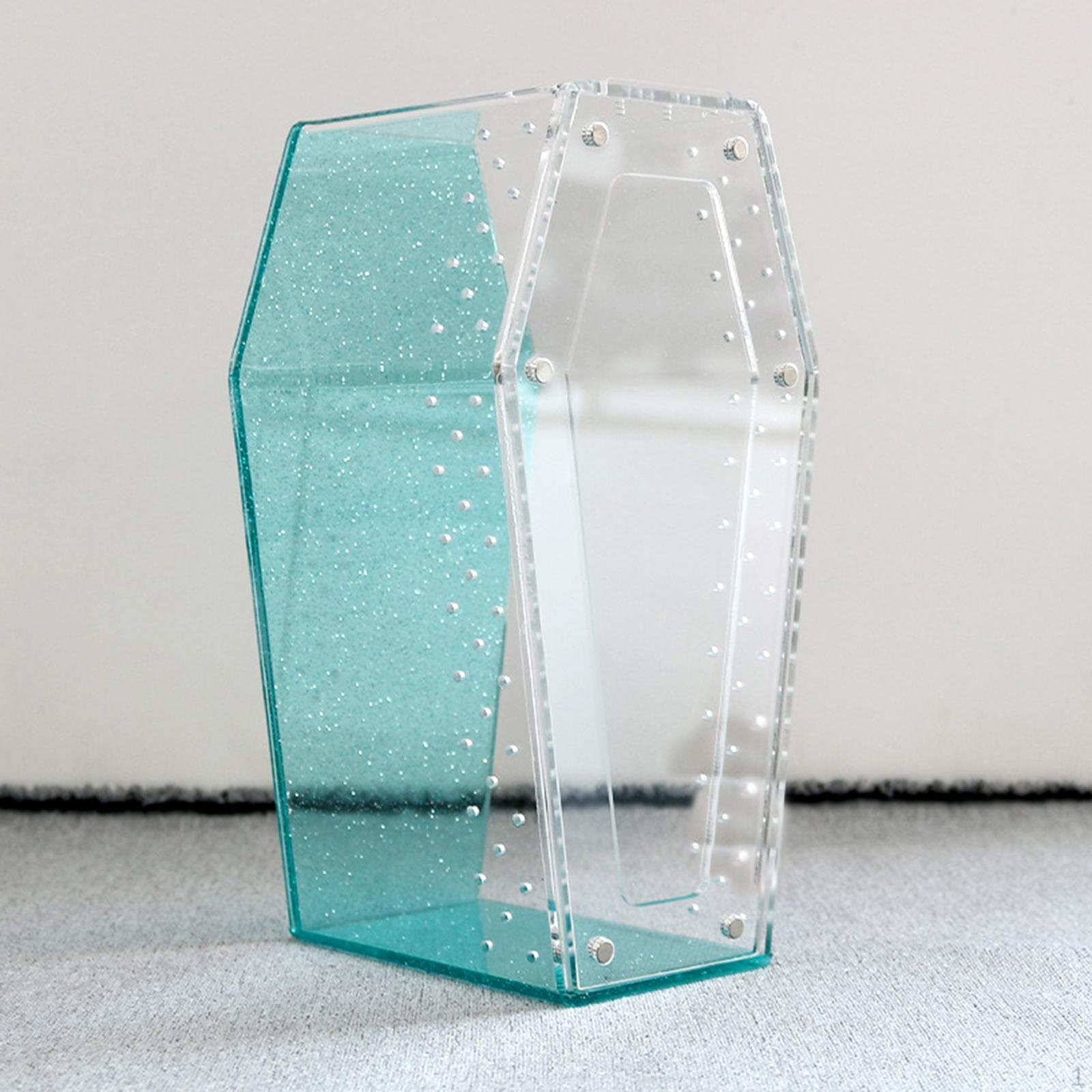 

Акриловый террариум, инкубатор, портативный, прозрачный, с дверцей спереди, террариум для рептилий