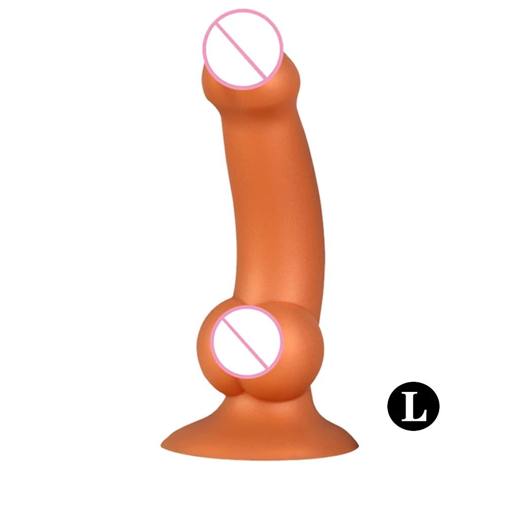 Flüssigsilikon Riesiger Analplug Dildos Großer Buttplug Weicher Penis Anusdilatator Stimulieren Vagina Masturbator Erotische Produkte Sexspielzeug