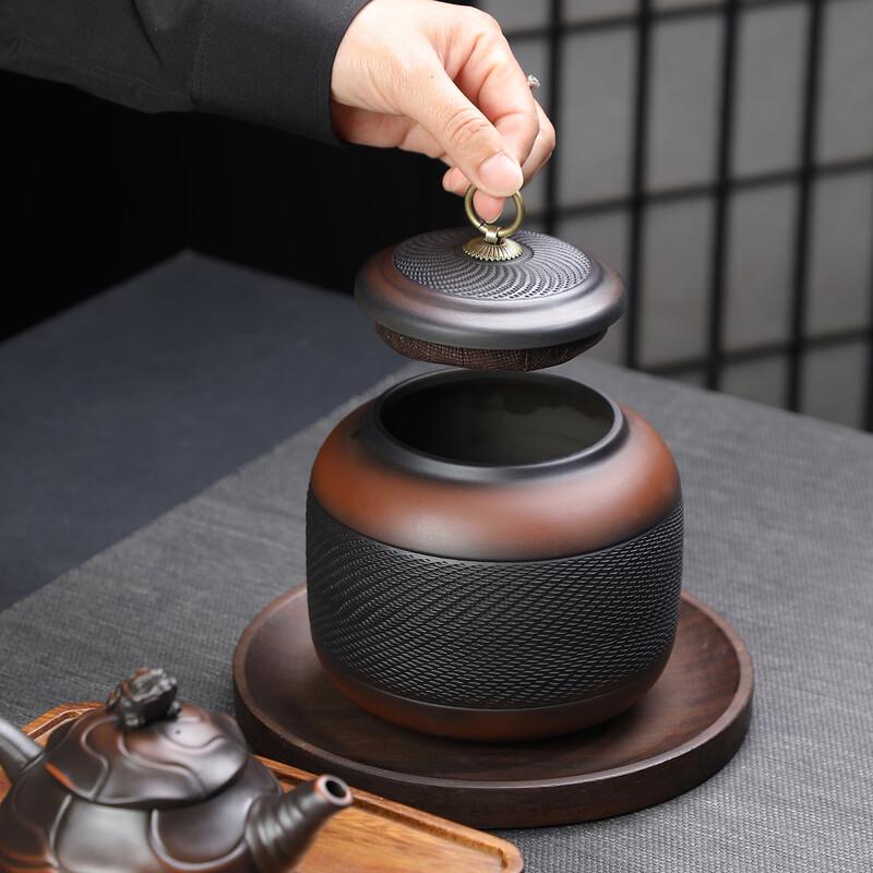 Dingle Zisha Purple Clay Tea Storage Jar