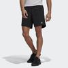 adidas Logo Print Straight Shorts Men Bottoms Black GQ9319