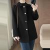 Women's Mid-Length Double-Faced Wool Coat - New Autumn/Winter Petite Style 