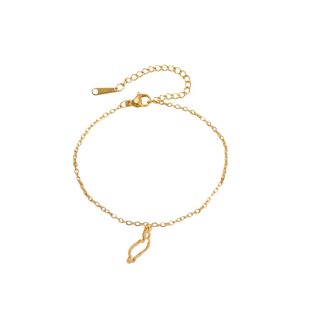 Stainless Steel Canary Islands Bracelet La Palma Ei Hierro La Gomera Tenerife Gran Canaria Fuerteventura Lanzarote Bracelet