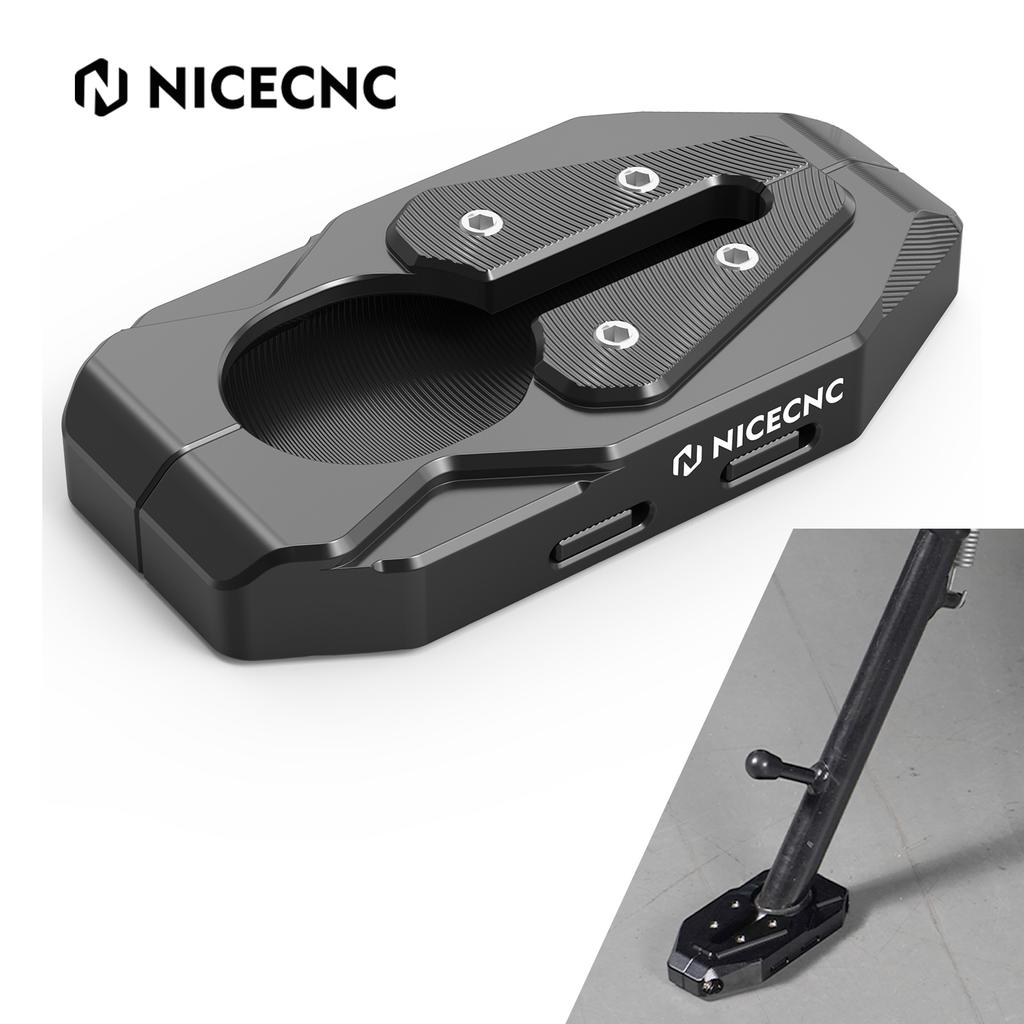 For 2019-2023 BMW R1250GS R1250 GS Kickstand Extension Plate Foot Stand Enlarger Pad for BMW R1200GS R1200 GS 2016 2017 2018