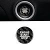 For Dodge Challenger Charger Carbon Fiber Engine Start Stop Push Button Cover