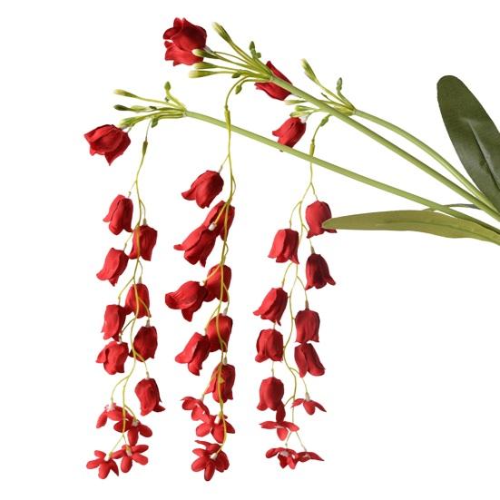 42,5" Langer Maiglöckchen-Stiel Künstliche Hängende Maiglöckchen-Blumen-Girlande für Hohe Vase Hochzeitsveranstaltung Veranda Gartenraum Hintergrunddekoration