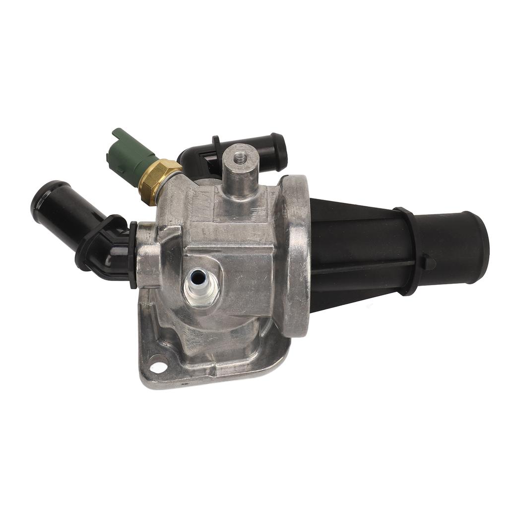 Thermostat With Housing 55224021 High Precision Coolant Thermostat Replacement for Fiat Panda 500 Lancia 1.3 Multijet