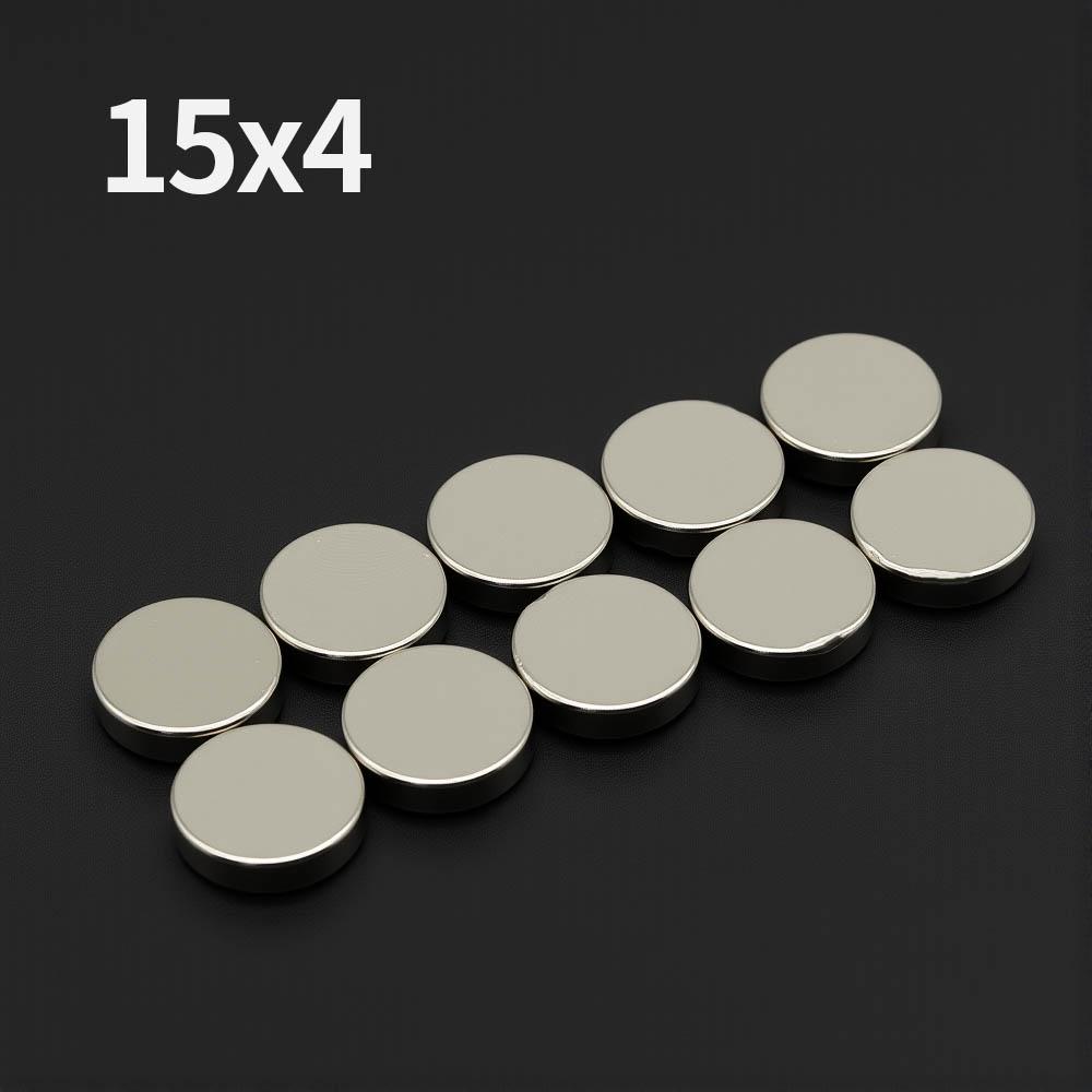 N35 Runder Neodym-Magnet Kleiner Starker Permanentmagnet Für DIY Basteln Modellbau Befestigung von Hardware Heimdekoration 15x2 15x5mm