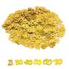 15g/Bag Digital Gold Confetti Glitter Number 18/21/30/40/50/60/70 Paper Scraps Birthday Party Anniversary Wedding Decoration