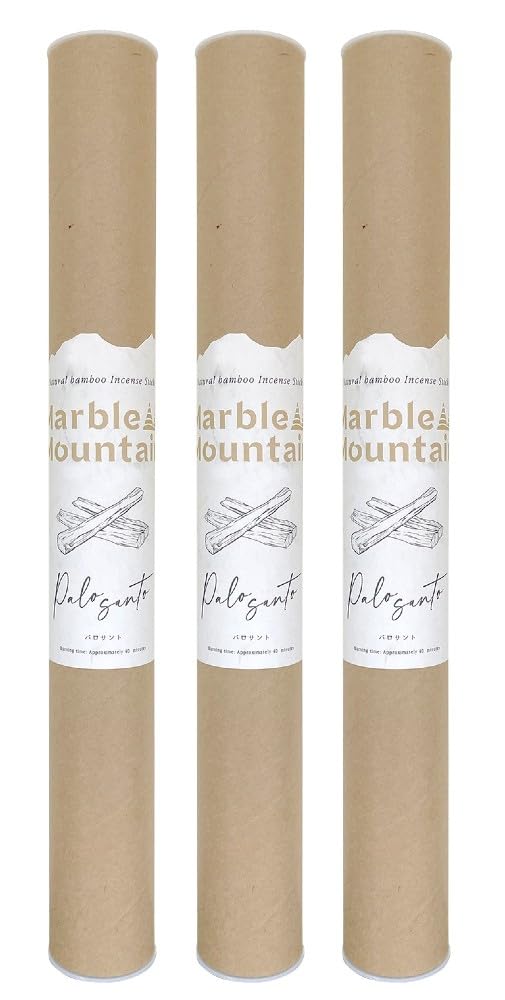 

[3-Piece Set] Daiko Marble Mountain Bamboo Incense (Palo Santo) 20 Sticks x 3-Piece Set Incense Sticks Room Fragrance