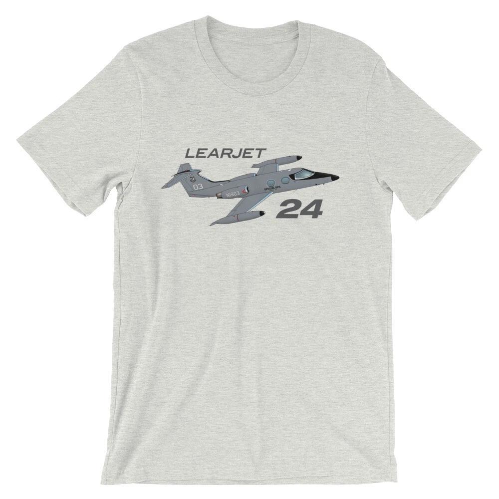

Learjet 24 Airplane T-shirt - Personalized with N# S