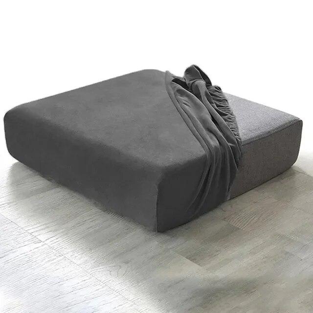 Super Soft Velvet Couch Covers for Sofas Stretchy Sofa Cover Removable Anti-dust Sofa Cover Living Room Solid Colors Pets Dogs