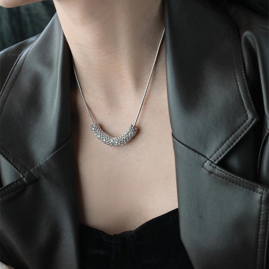 Zircon Wheat Ear Circle Necklace Light Luxury Niche Design Sense Simple Temperament Fashion Versatile Exquisite High Sense Necklace