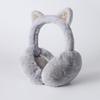 Foldable Faux Fur Ear Warmers Faux Fur Foldable Thermal Earmuffs Cat Ear Earmuffs  Winter Outdoor