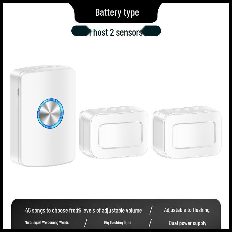 Sensor-Activated Store Entry Ding-Dong Alarm and Greeter
