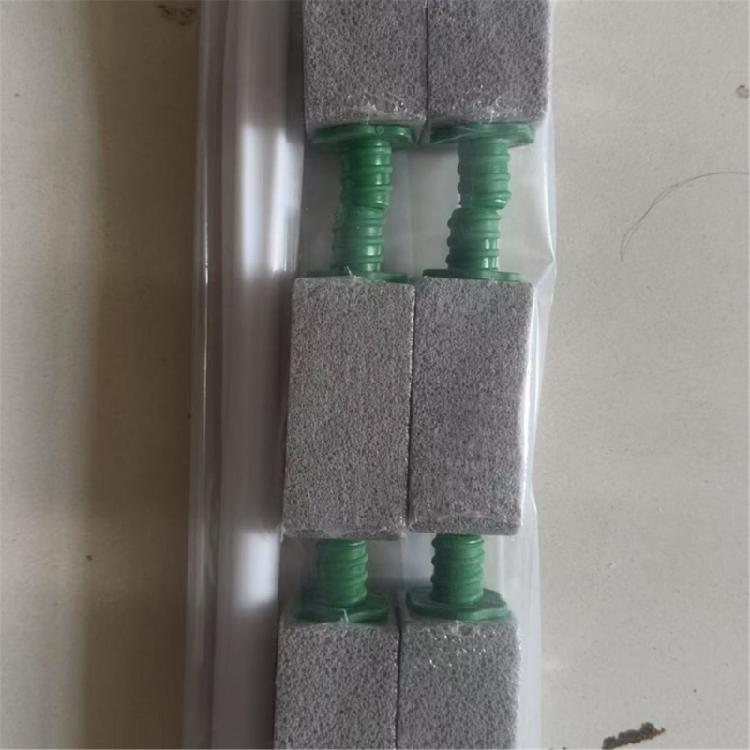 Ergonomic Pumice Scouring Brush For Toilet Bowl Sink Bathtub Glass Fiber Reinforced Head With Extended Handle