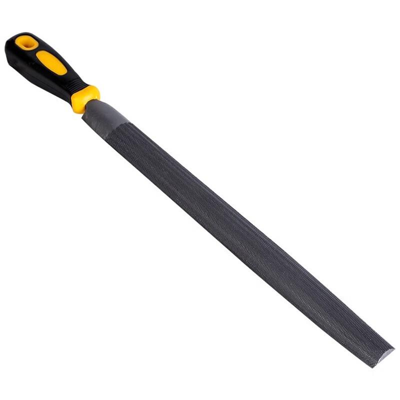 Deli Tools Medium-Tooth Half-Round File 12 inch