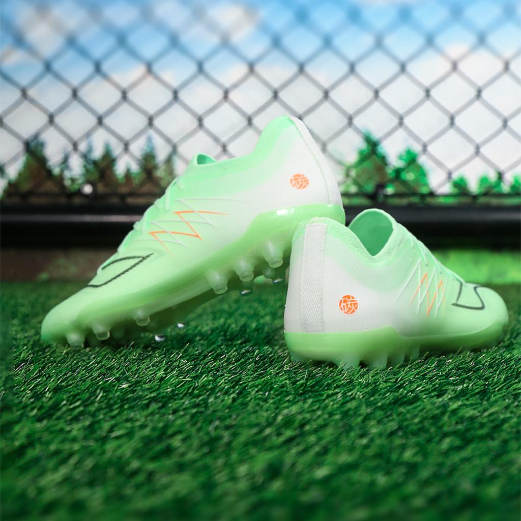 Li Ning Shadow 4 Mid MG Football Shoes Unisex Football Shoes White Green YSFW0312