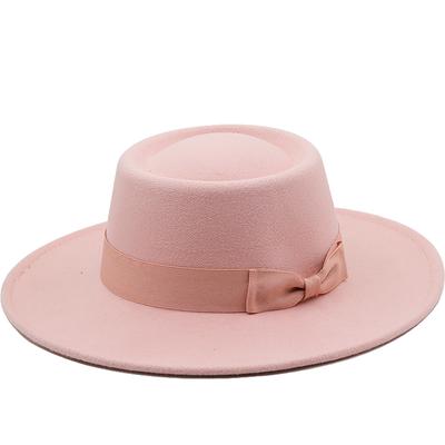 Nový 8,5cm široký klobouk Fedora Jazz Hat Dámské Pánské Klasický plstěný klobouk Panama Solid British Fascinator Dámský plstěný klobouk