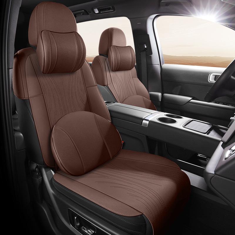 Universal Suede Car Seat Cushion: Ideal for L6-L9, Four Seasons, Semi-Enclosed Design