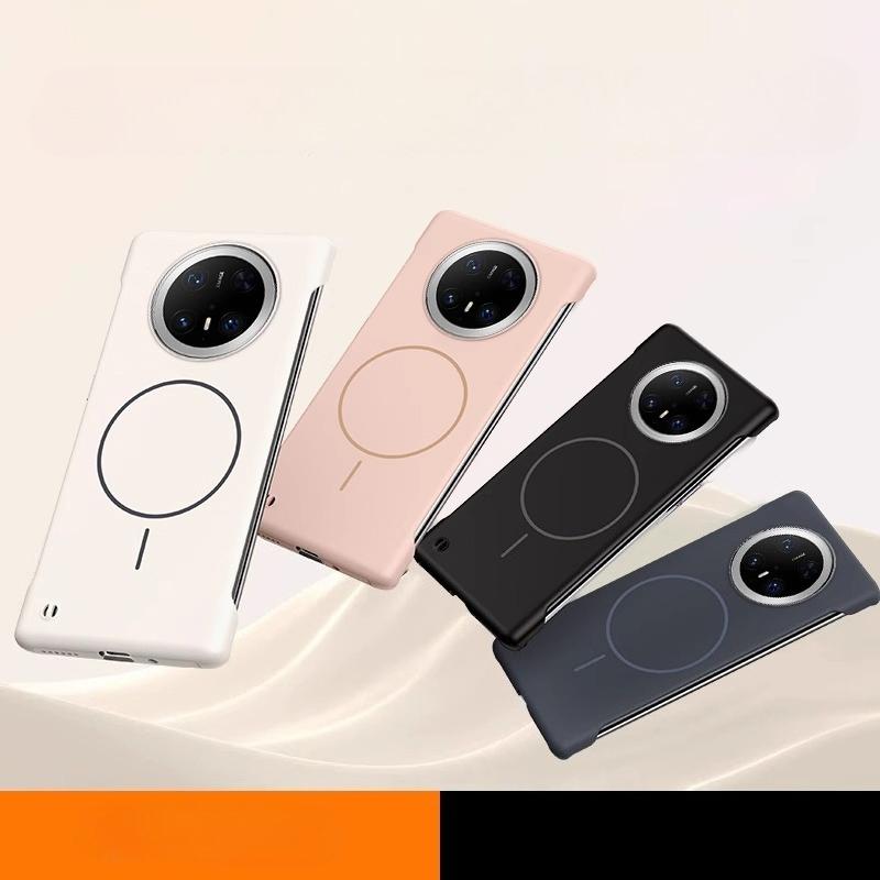 Carcasă magnetică rezistentă la șocuri, fără ramă, pentru Huawei Mate 70 60 Pro Plus 50 40, cu încărcare wireless Magsafe, ultra subțire, mată, husă rigidă