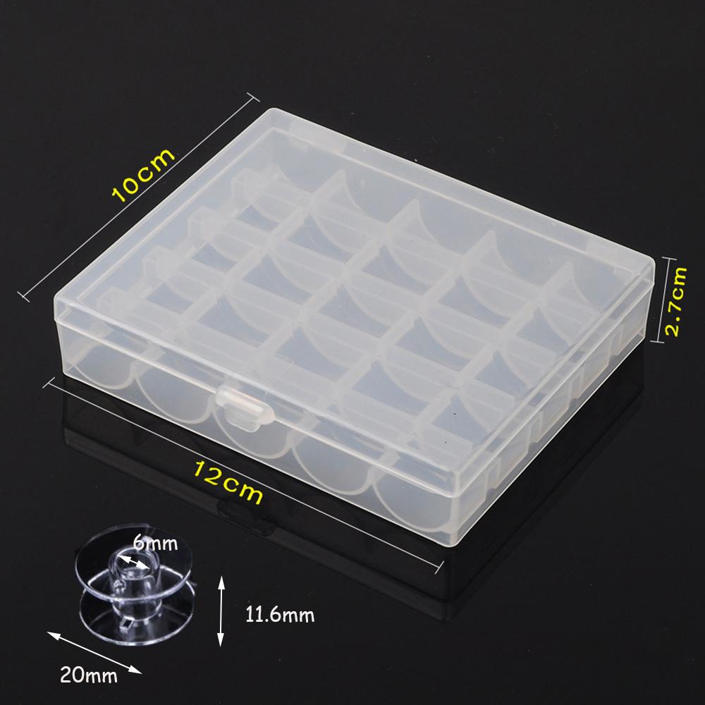 Item Plastic With Storage Box Plastic Bobbins Sewing Supplies Sewing Machine Accessories Bobbin