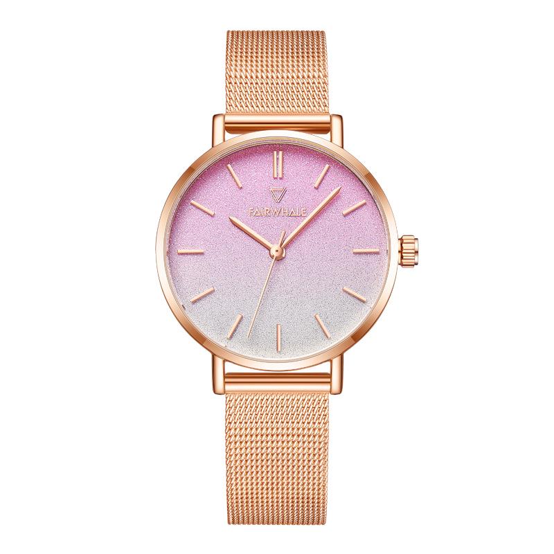 

Женские модные наручные часы Mark Fairwhale с золотым кварцевым механизмом