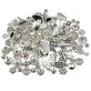 Antique Silver Flower Spacer Beads: Multi-Style, Hollow Design for DIY Bracelets & Necklaces