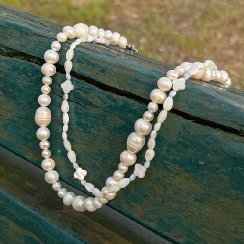 Objet213 Bubble Fresh Water Pearl Necklace