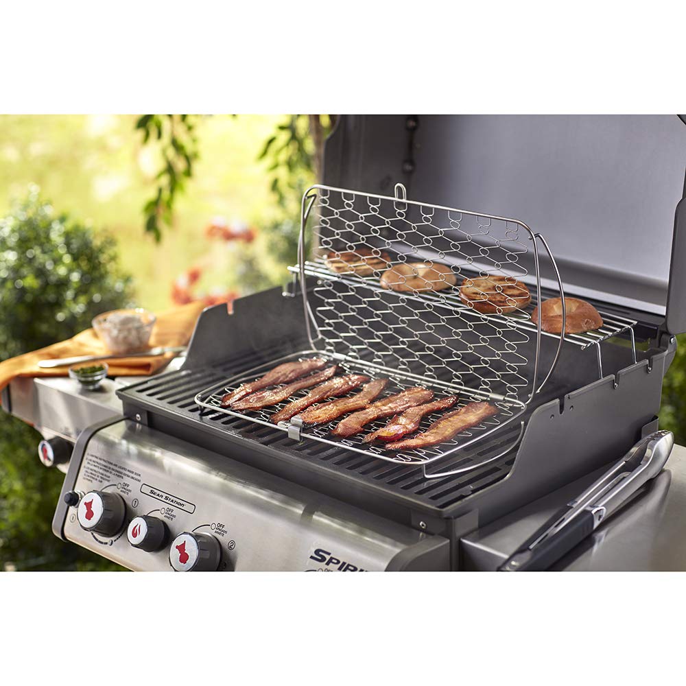 Estufa Weber para barbacoa, parrilla y cesta para pescado grande, producto japonés, 2 años, 6471 [Garantía original]