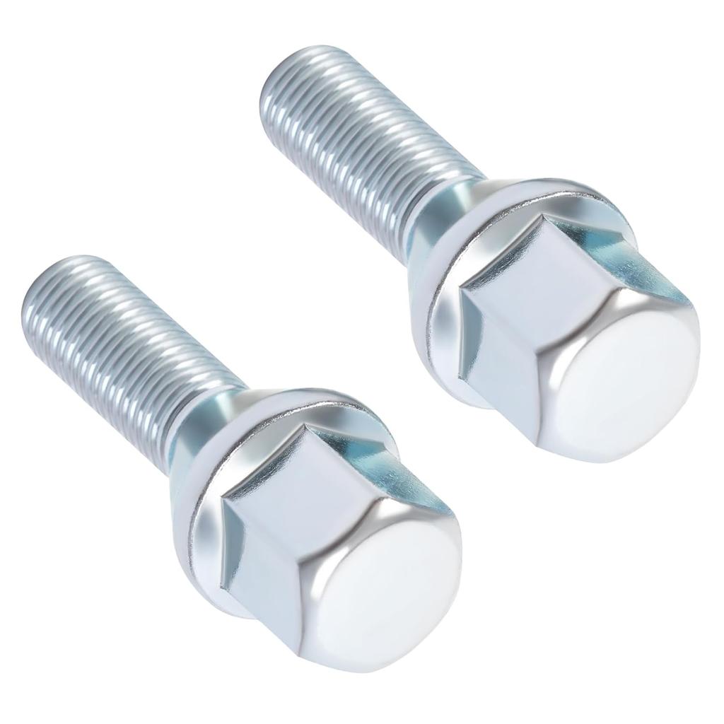 Wheel Lug Bolt M12x1.25 for Dodge  Chrysler Jeep Cherokee KL Compass 18-23 FIAT 500 500X 6509933AA 6511051AA 6106146AA